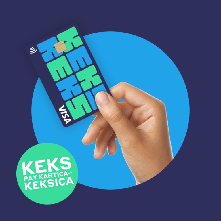 Erste banka korisnicima KEKS Paya ponudila KEKSICU  – prepaid račun i Visa karticu