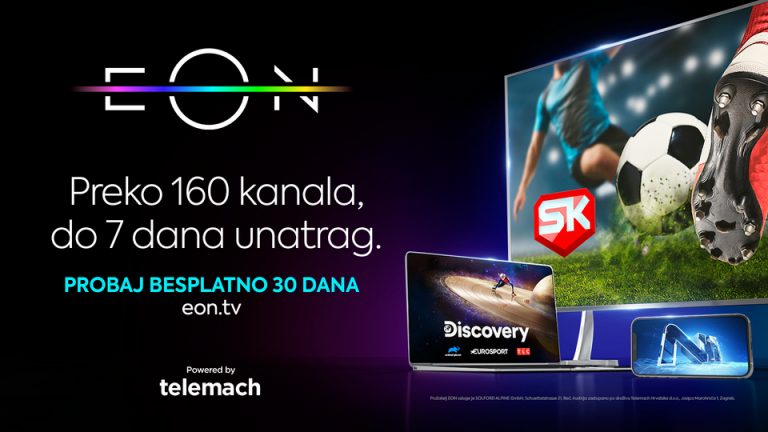 Vodeća OTT platforma jugoistočne Europe EON stigla u Hrvatsku