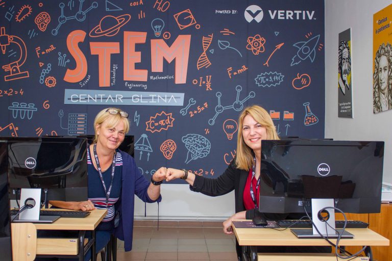 Vertiv donirao opremu za otvorenje novog STEM centra u Glini, Hrvatska