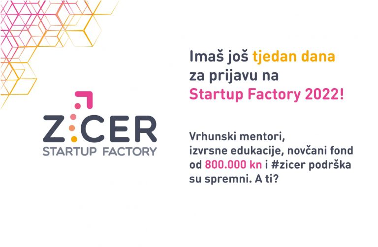 Prijave za novu generaciju najvećeg hrvatskog startup akceleratora otvorene još tjedan dana