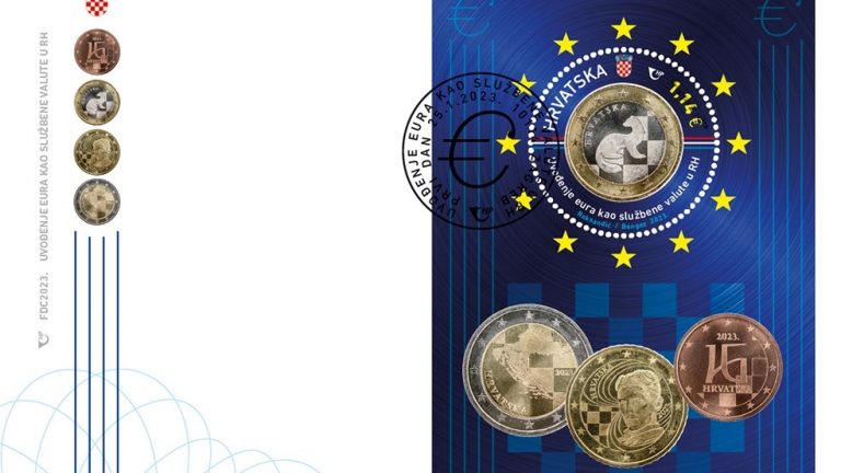 Prvo ovogodišnje filatelističko izdanje nosi motiv hrvatskog eura