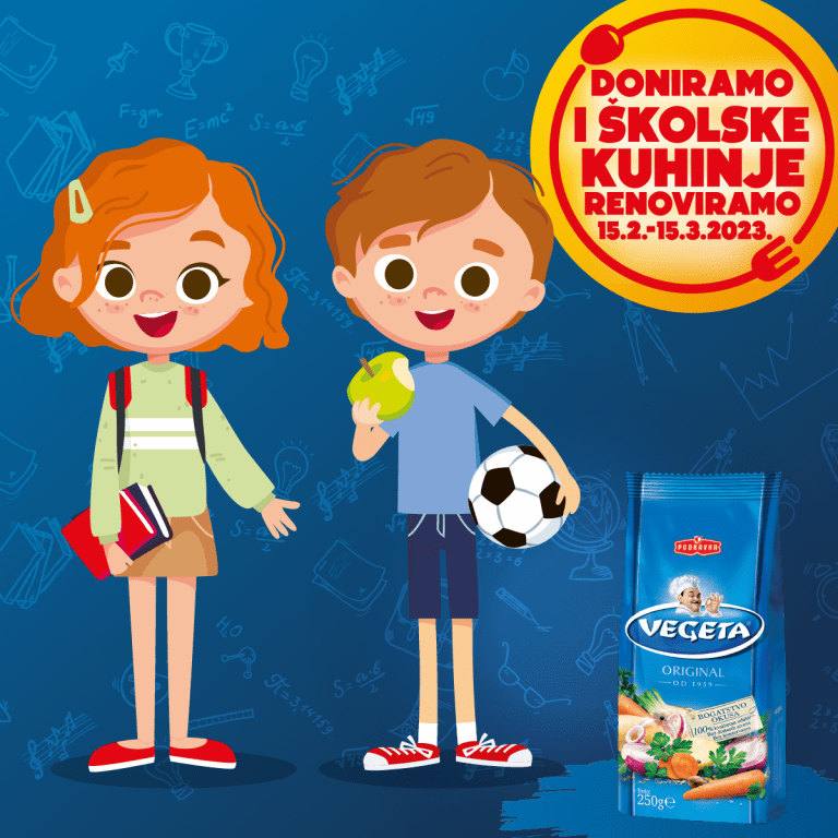 Akcijom „Doniramo i školske kuhinje renoviramo“ Vegeta pomaže osnovnim školama