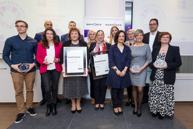 12 dobitnika MAMFORCE standarda znaka kvalitete prijateljskog radnog okruženja za žene i obitelj