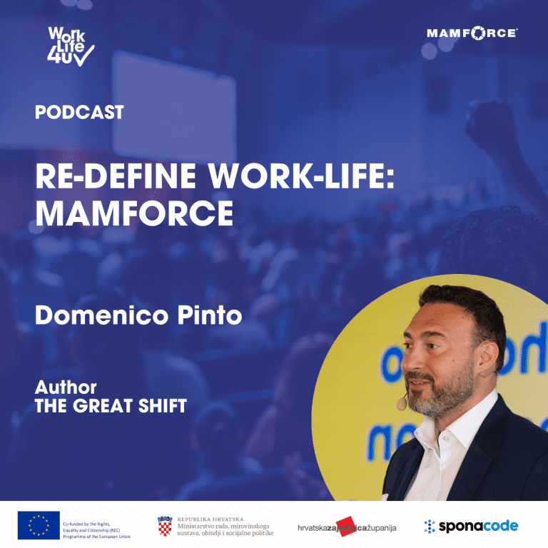Domenico Pinto, The Great Shifter u podcastu Re-kreiraj život i posao: Mamforce