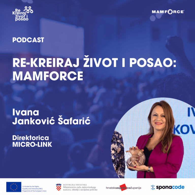 Ivana Janković Šafarić, Micro-Link u podcastu Re-kreiraj život i posao: Mamforce
