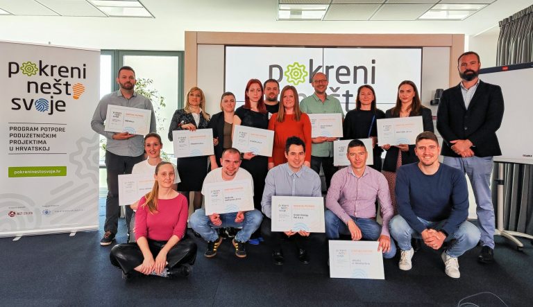 Odabrano 10 poduzetnika koji će biti sufinancirani s ukupno 50.000 EUR za razvoj poslovanja