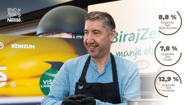 Nestlé Grupa bilježi organski rast od 7,8 posto i očekuje veći rast od prodaje u 2023.