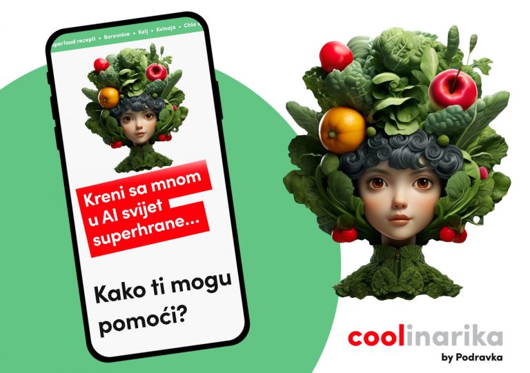 Podravka razvija SuperfoodChef-AI by Coolinarika – prvi AI asistent u prehrambenoj industriji u regiji
