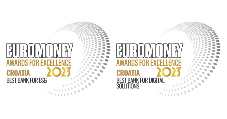 OTP banci d.d. dodijeljena čak dva priznanja Euromoney Awards for Excellence za poslovanje u Hrvatskoj