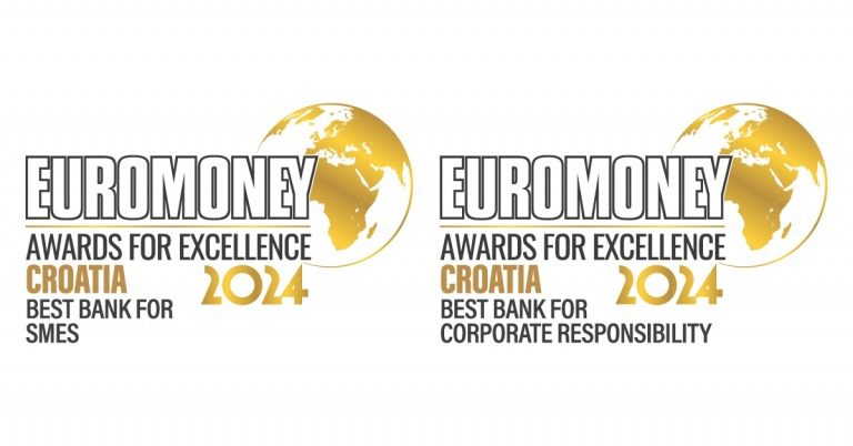 OTP banci d.d. dodijeljena čak dva priznanja Euromoney Awards for Excellence za poslovanje u Hrvatskoj