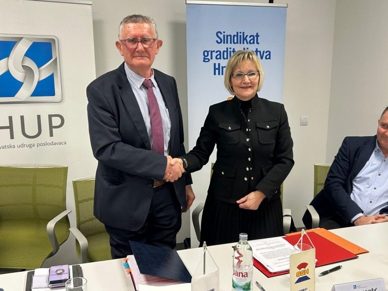 Potpisan novi Kolektivni ugovor u graditeljstvu: Povećane plaće svim grupama radnika