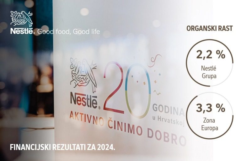 Kompanija Nestlé u 2024. godini ostvarila organski rast od 2,2%
