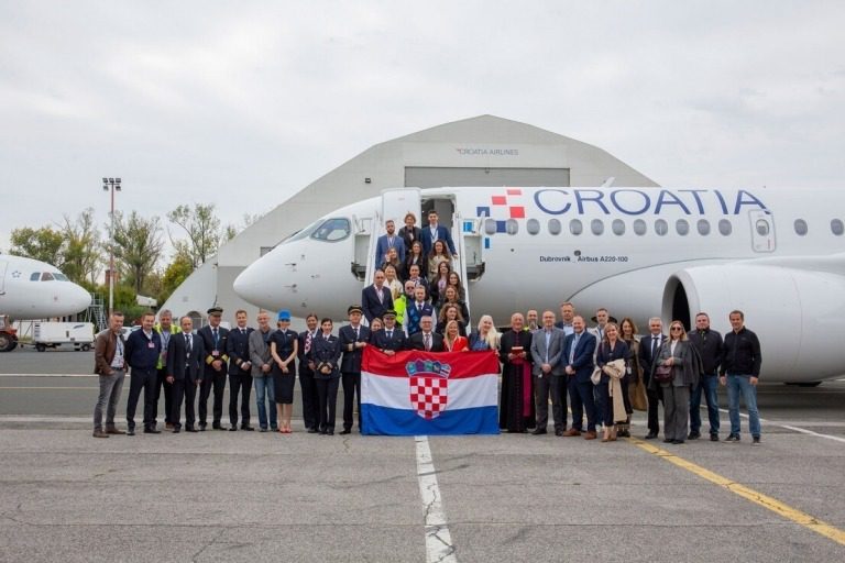 Croatia Airlines prvi u svijetu s Airbusom A220-100 sa 127 sjedala