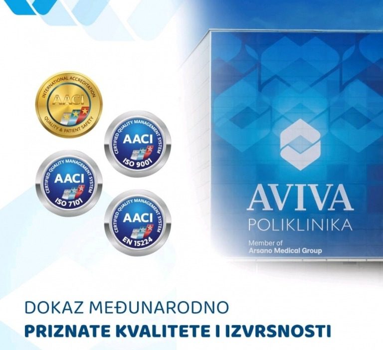 Međunarodno priznanje za Polikliniku Aviva: AACI akreditacija i tri certifikata kvalitete