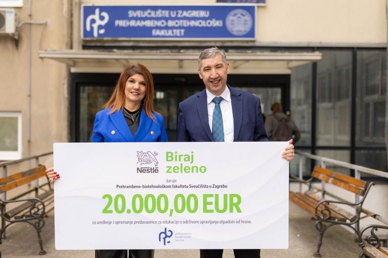 Nestlé i Prehrambeno-biotehnološki fakultet udružuju snage u borbi protiv otpada od hrane