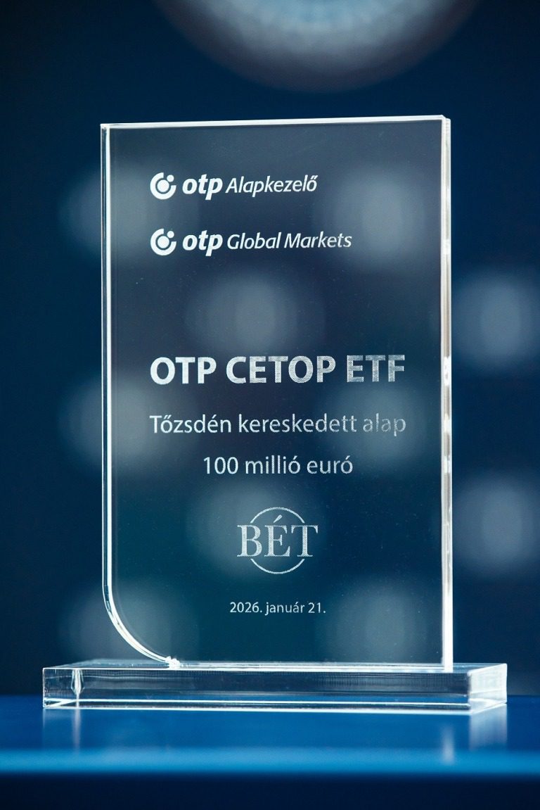 Imovina OTP CETOP UCITS ETF investicijskog fonda premašila 100 milijuna eura