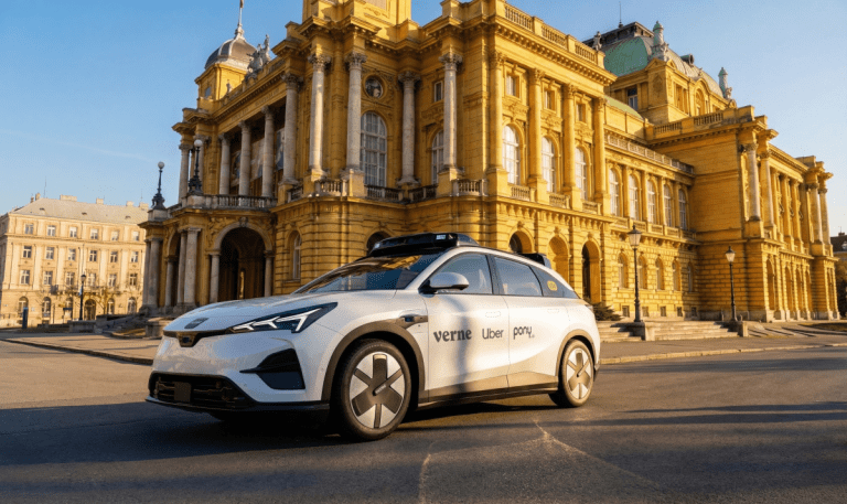 Verne, Pony.ai i Uber pokreću prvu komercijalnu robotaksi uslugu u Europi