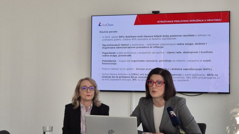AmCham Hrvatska: 58% članova bilježi rast u 2025., no izazovi radne snage i administracije djeluju ograničavajuće