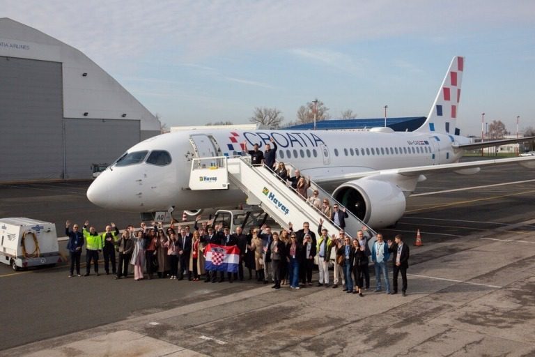 Croatia Airlines dočekao osmi novi zrakoplov Airbus A220