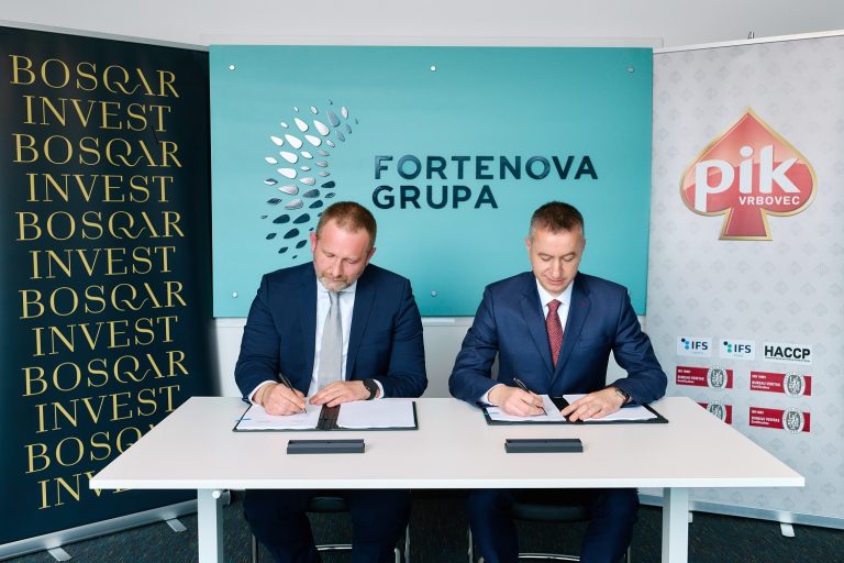 BOSQAR INVEST i Fortenova grupa potpisali ugovor o kupoprodaji 100 posto udjela u PIK Vrbovcu